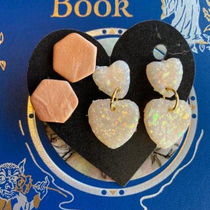 In Love With Opal Clay Earring Set
