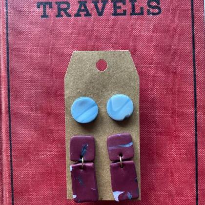 The Traveler Clay Earring Set