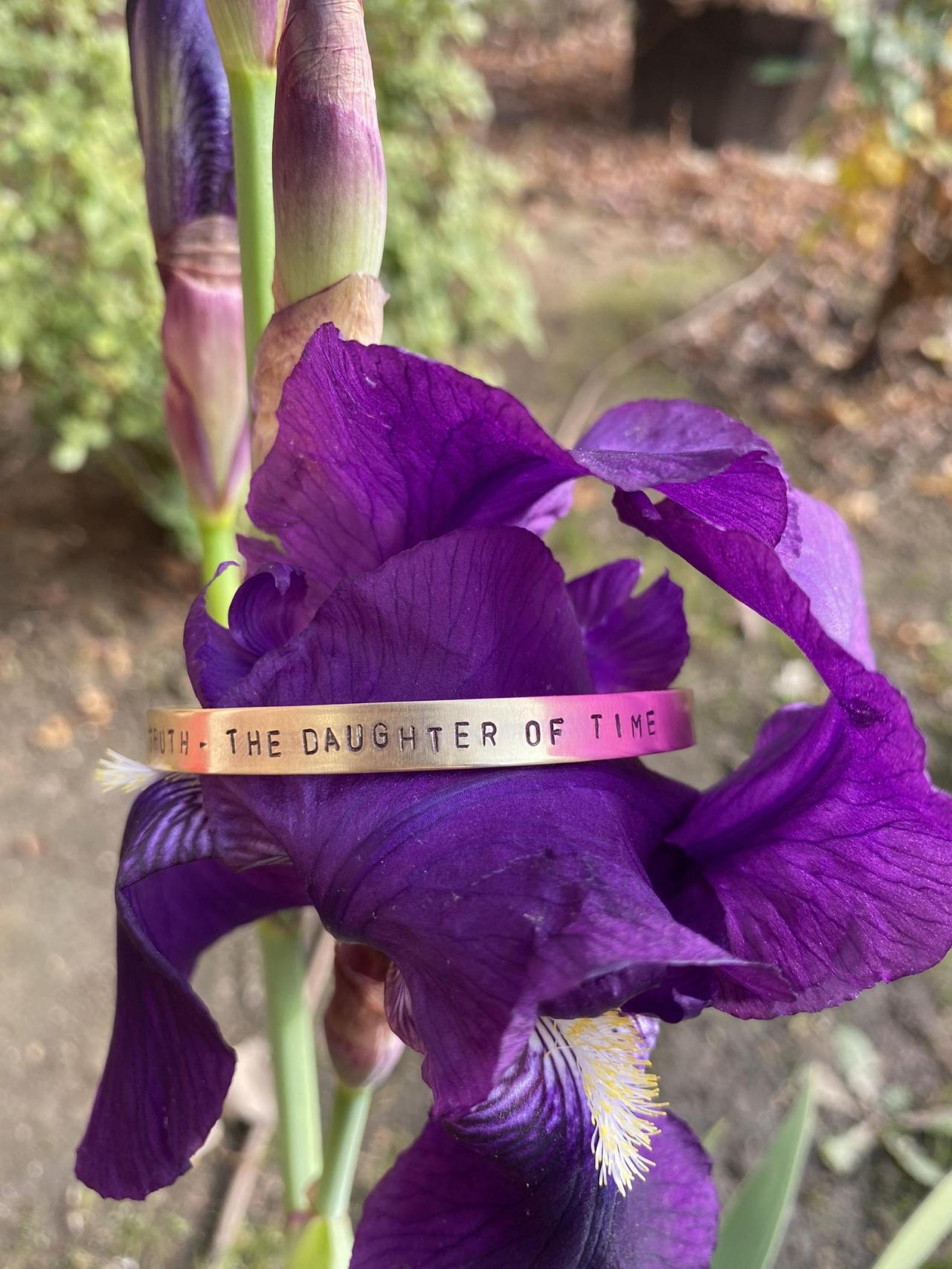 Mary I “truth-the Daughter Of Time” Motto Cuff