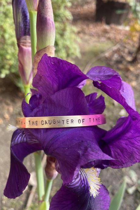 Mary I “Truth-The Daughter of Time” Motto Cuff